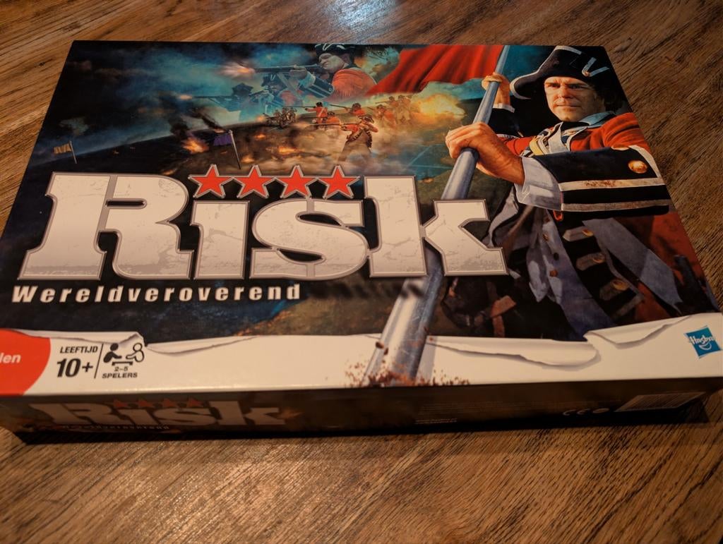 Risk Wereldveroverend Bordspel - Strategisch Oorlogsspel, Vijf spelers of meer, Ophalen of Verzenden, Gebruikt, Hasbro