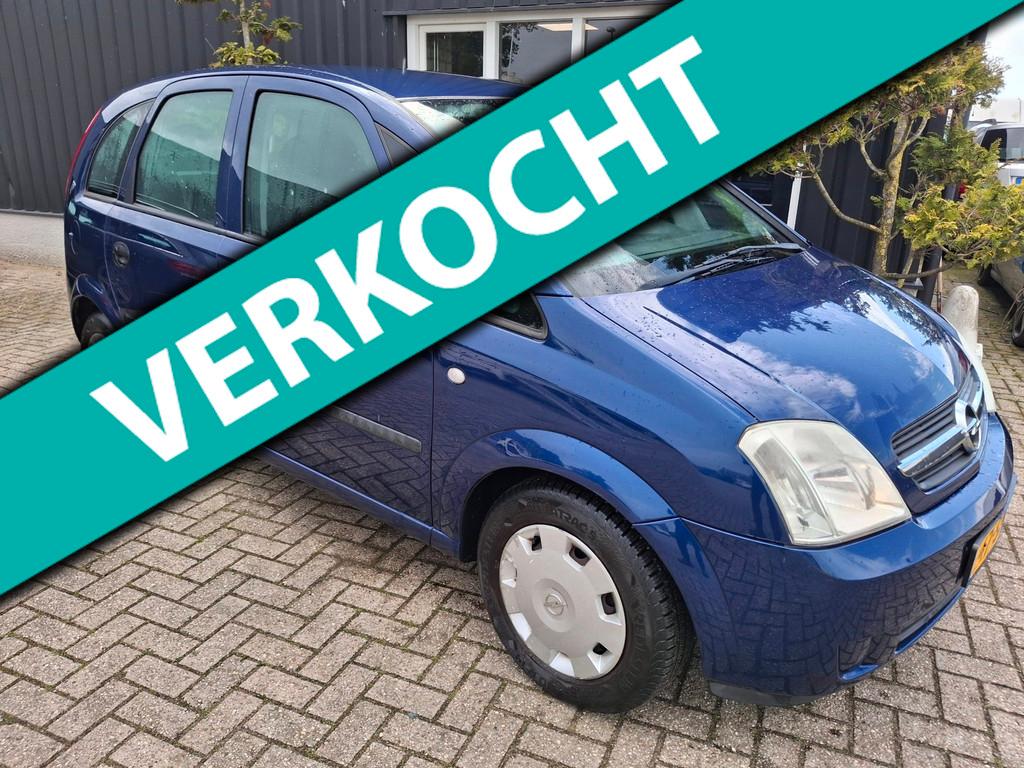 Opel Meriva 1.4-16V Essentia *AIRCO*, Voorwielaandrijving, Stof, Gebruikt, Zwart