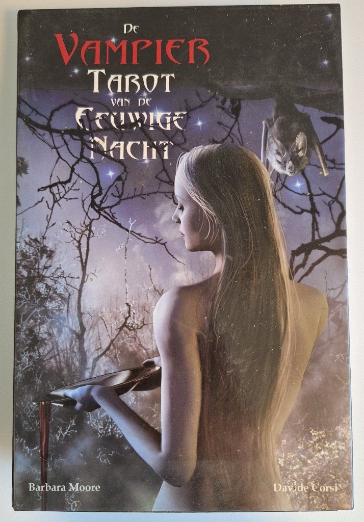 De vampier tarot van de eeuwige nacht, Boeken, Barbara Moore, Tarot of Kaarten leggen, Overige typen, Ophalen of Verzenden