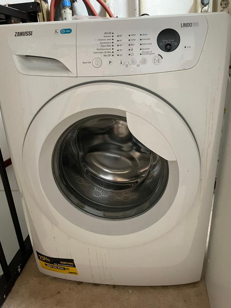 Zanussi Lindo100 Wasmachine, Witgoed en Apparatuur, Wasmachines, Ophalen, Zo goed als nieuw, Voorlader, Kort programma