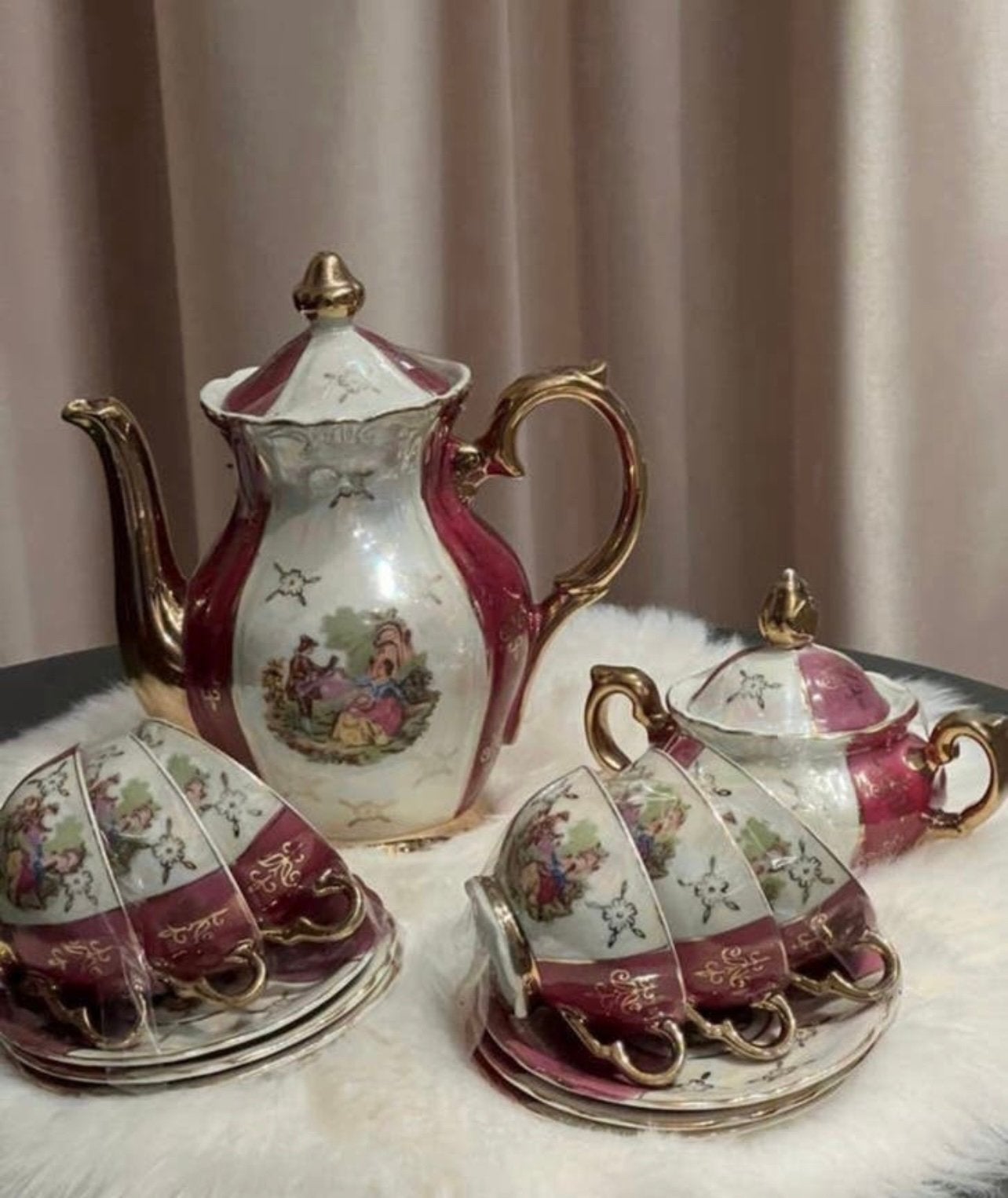 Antiek servies, Antiek en Kunst, Antiek | Servies compleet, Ophalen of Verzenden