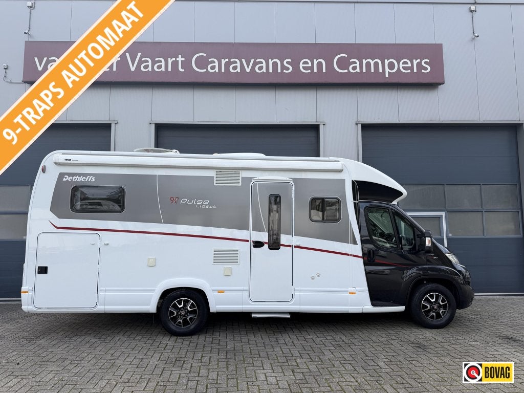 Dethleffs Pulse Classic 90T 7051 GT Face To Face Ful Option, Automaat, Fiat, Raamblindering, Bedrijf