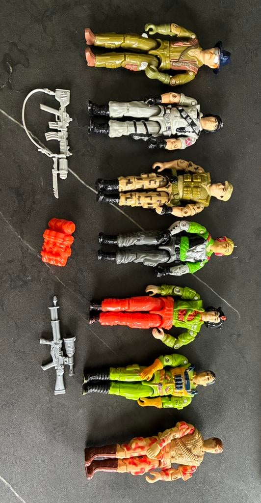 Gi joe vintage lot figuurtjes, Ophalen of Verzenden, Zo goed als nieuw