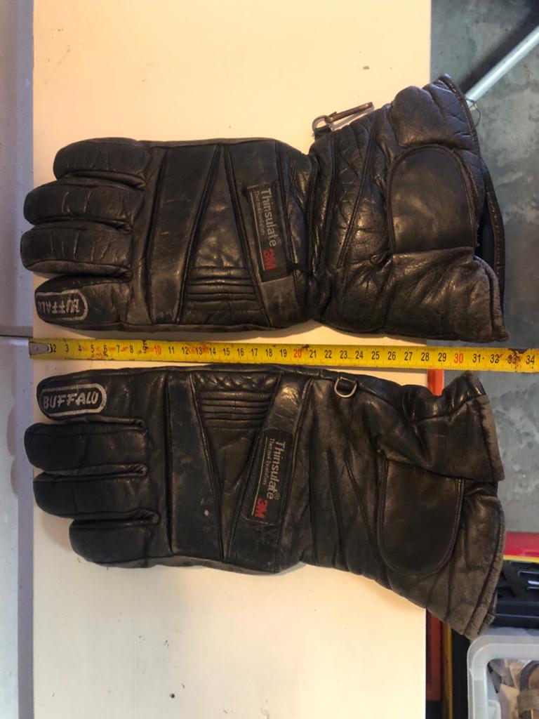 Leren Buffalo motorhandschoenen - Thinsulate 3M, Motoren, Kleding | Motorkleding, Ophalen of Verzenden, Tweedehands, Heren, Handschoenen