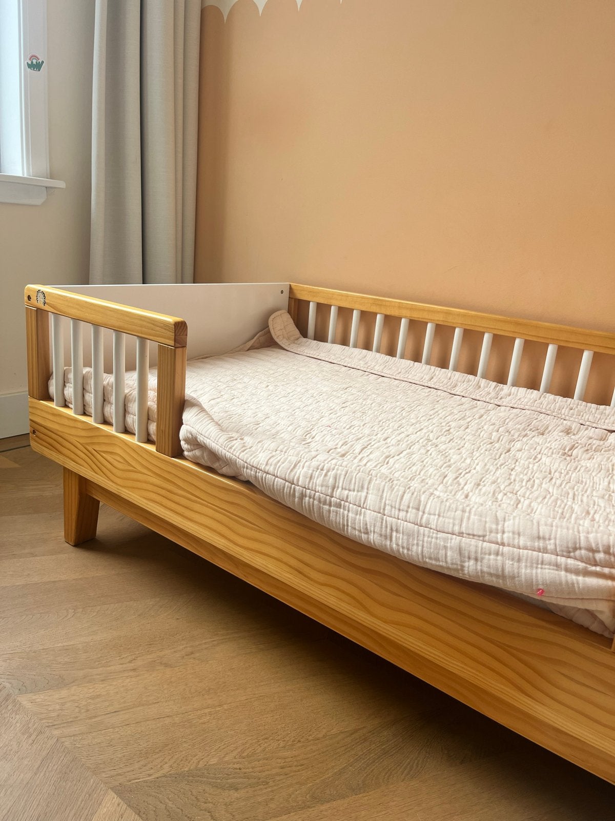 Petite Amelie peuterbed naturel - 140x70cm, Kinderen en Baby's, Ophalen, Zo goed als nieuw, 140 tot 160 cm, 70 tot 85 cm