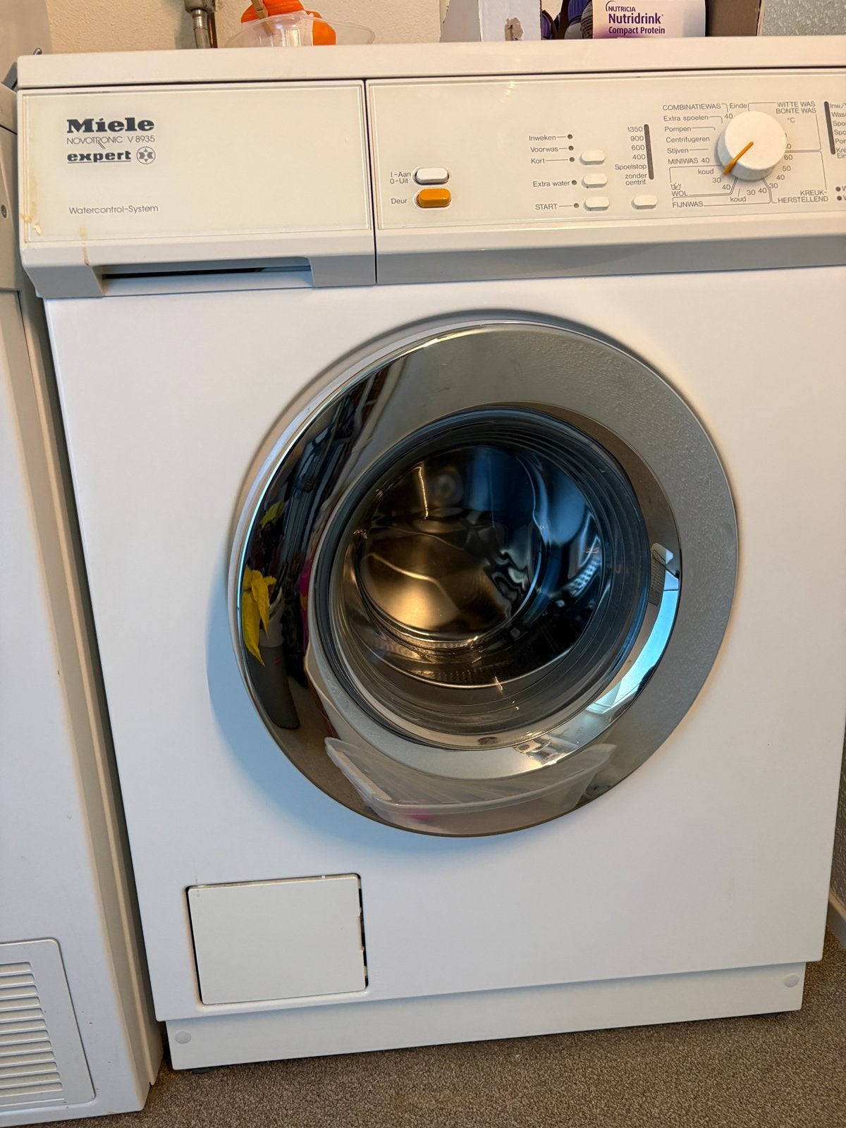 Miele Novotronic V8935 Expert Wasmachine - Voorlader, Ophalen, Gebruikt, Voorlader, Wolwasprogramma