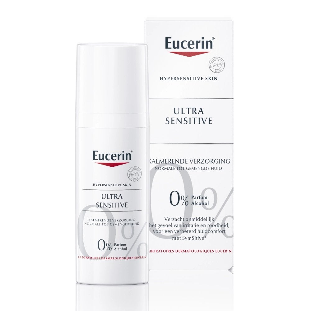 Eucerin UltraSENSITIVE Kalmerende Crème Normale/GemengdeHuid, Verzenden, Nieuw, Gehele gezicht, Verzorging