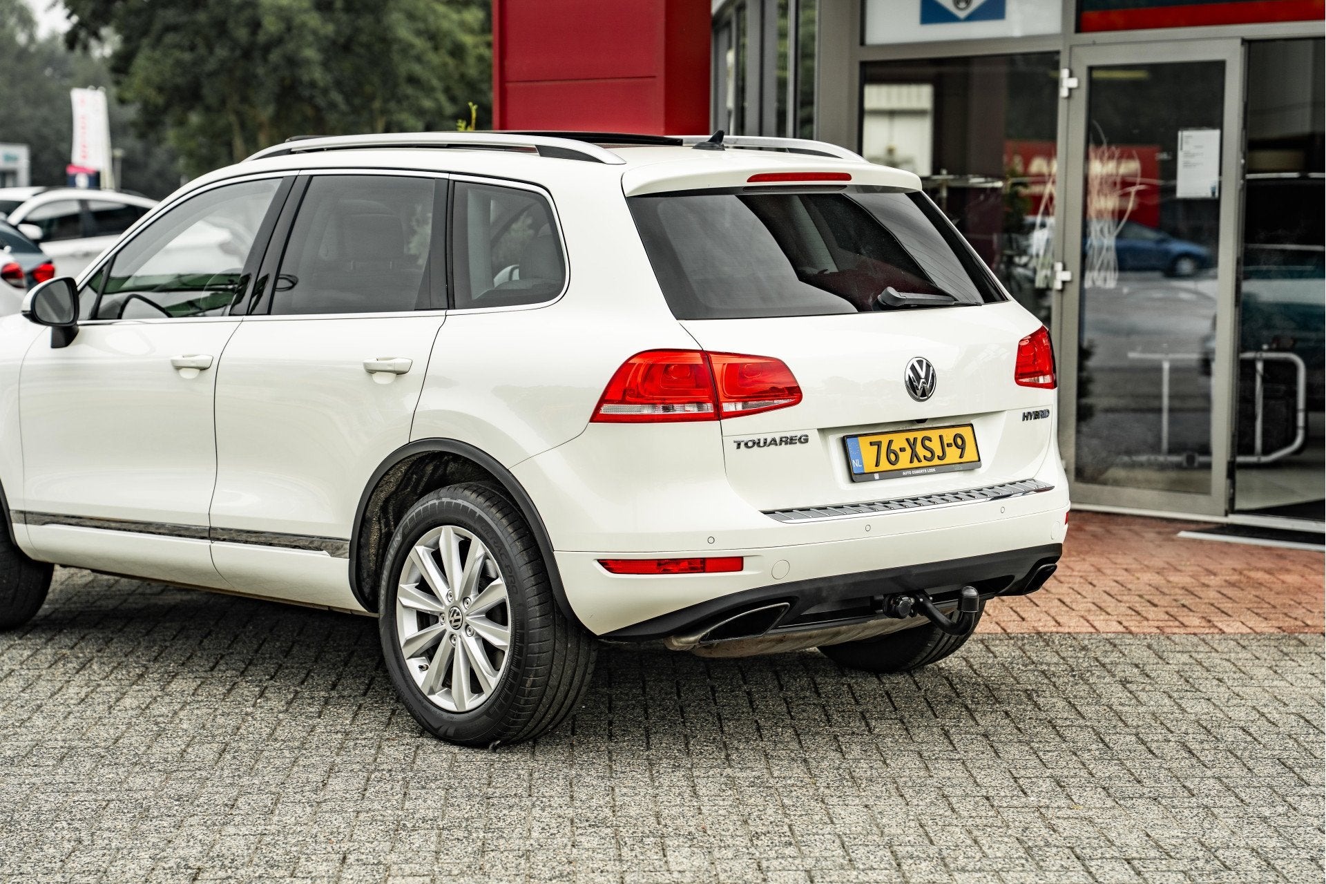 Volkswagen Touareg 3.0 TSI Hybrid Highline | Pano | Trekhaak, Auto's, Volkswagen, Automaat, Euro 5, Gebruikt, Beige