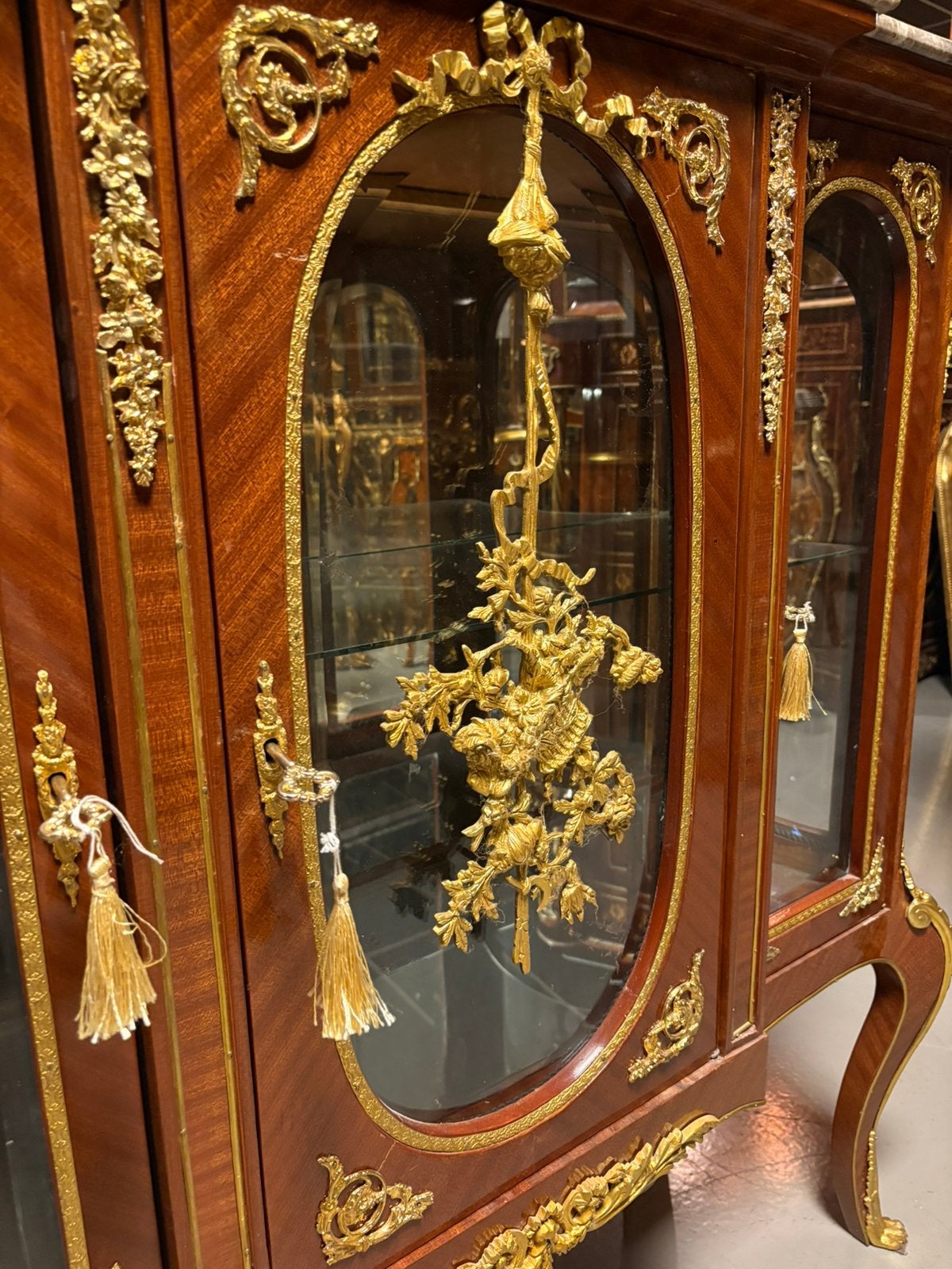 Vitrine kast commode, Ophalen of Verzenden, Rechthoekig