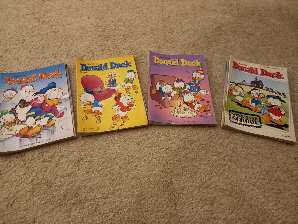 Donald Duck, Meerdere stripboeken, Ophalen, Gelezen