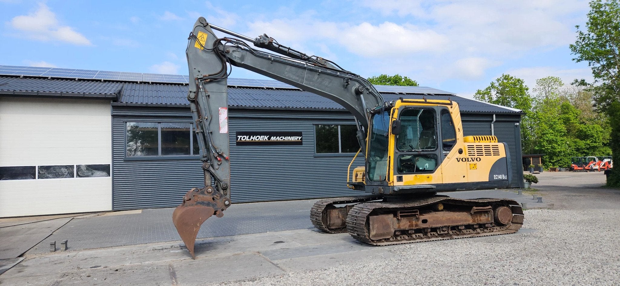 Volvo EC140 BLC, Graafmachine