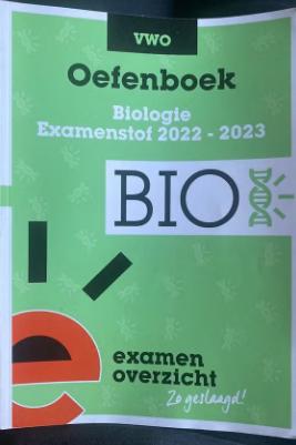 ExamenOverzicht - Samenvatting Biologie VWO, Ophalen of Verzenden, Zo goed als nieuw, VWO, Biologie