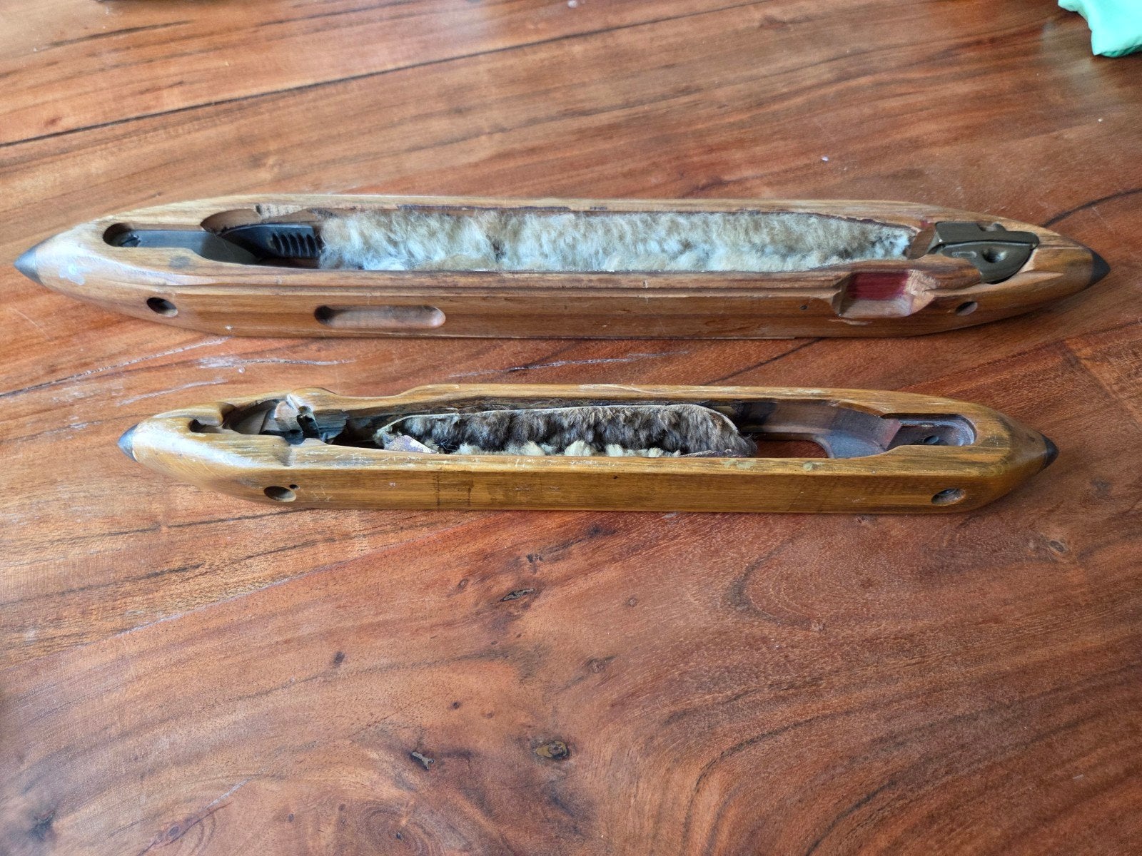 Antieke Weefspoelen (2 stuks) - Schietspoel, Ophalen of Verzenden