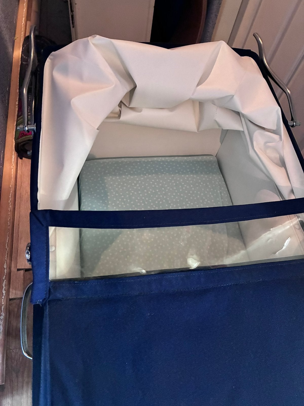 Mutsaerts Jaren '70 Kinderwagen - Vintage Blauw, Ophalen, Gebruikt, Kinderwagen, Overige merken