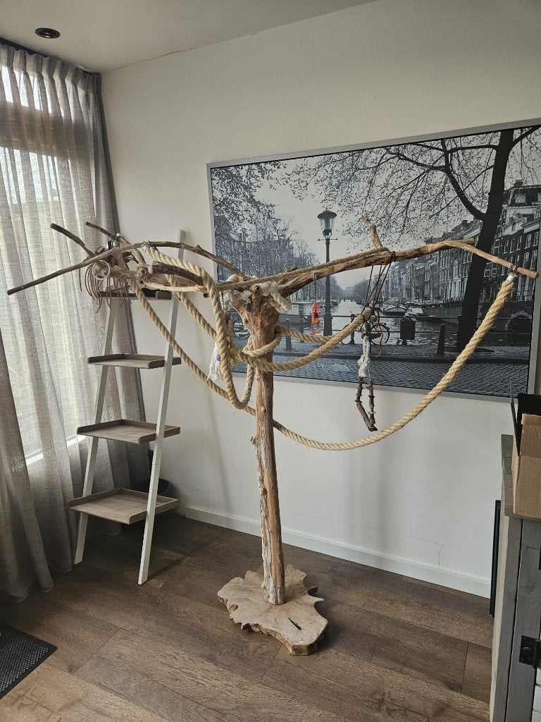 Grote javaboom / koffieboom / speelboom / papegaaienboom, Dieren en Toebehoren, Ophalen, Zo goed als nieuw, Overige typen