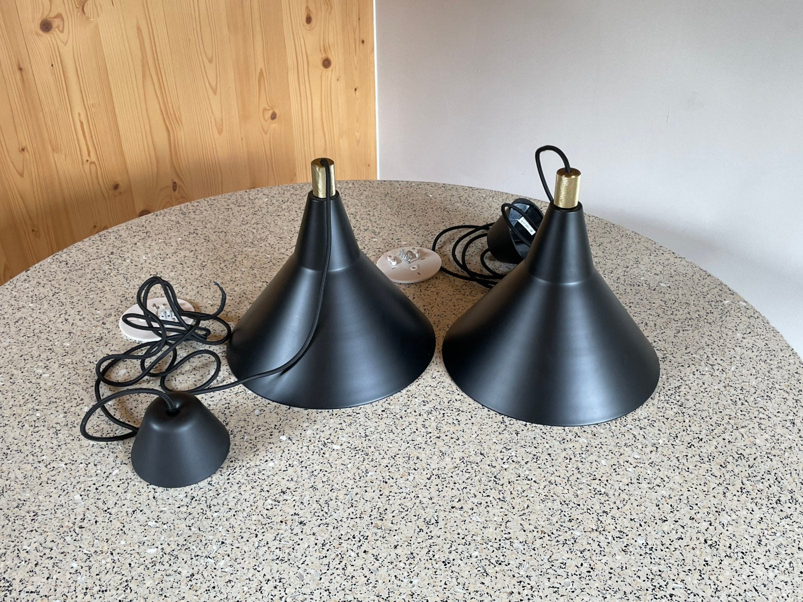Nordlux - Bønnelycke - BRSSY30 - 2x Hangende plafondlamp, Ophalen of Verzenden, Zo goed als nieuw, Metaal, Industrieel