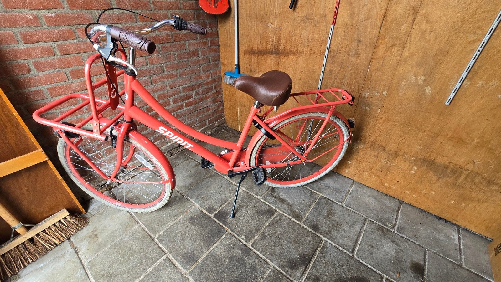 Spirit transportfiets - gebruikt, Fietsen en Brommers, Terugtraprem, Versnellingen, Zo goed als nieuw, 50 tot 53 cm