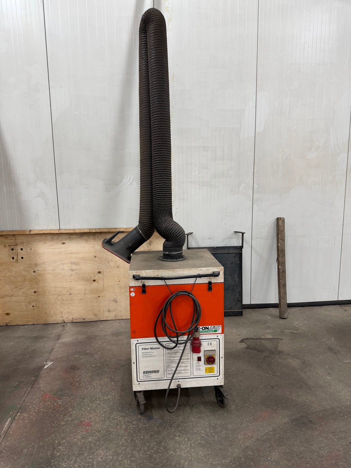 Kemper Filter-Master Afzuiginstallatie, Ophalen