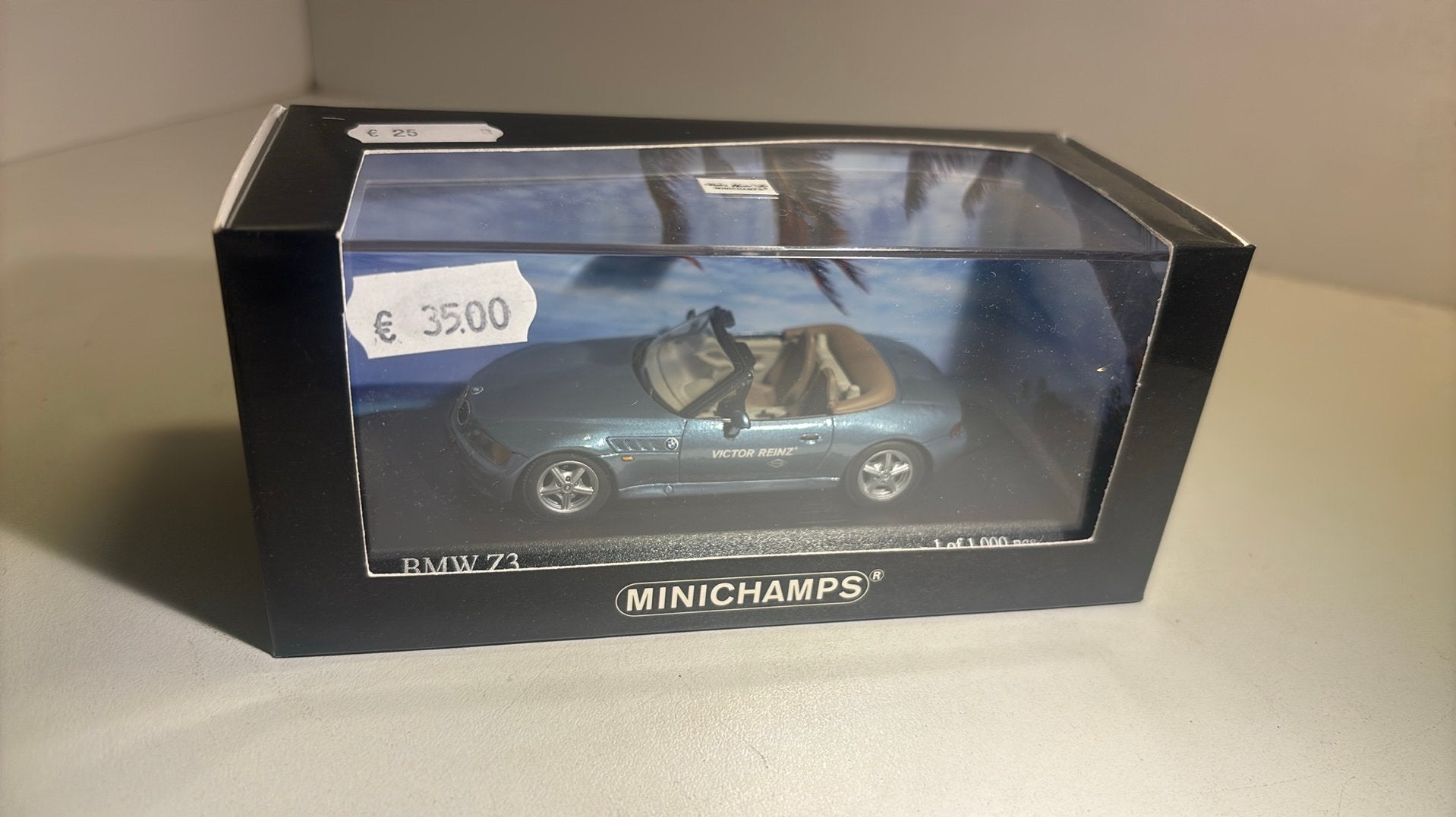 Bmw z3 minichamps 1.43, Hobby en Vrije tijd, Auto, Ophalen of Verzenden, MiniChamps, A