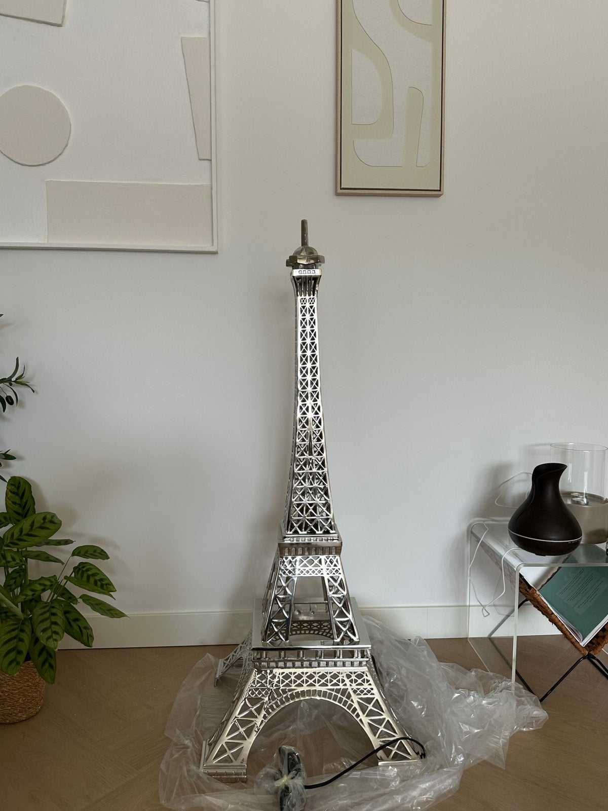 EICHHOLTZ Effeltoren Tafellamp 110 cm - Nieuwstaat, Overige merken, Nieuw, Ophalen of Verzenden, Sfeerlamp