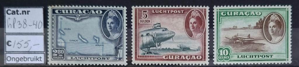 NVPH LP 38 tm 40 ongebruikt, Postzegels en Munten, Verzenden, Postfris