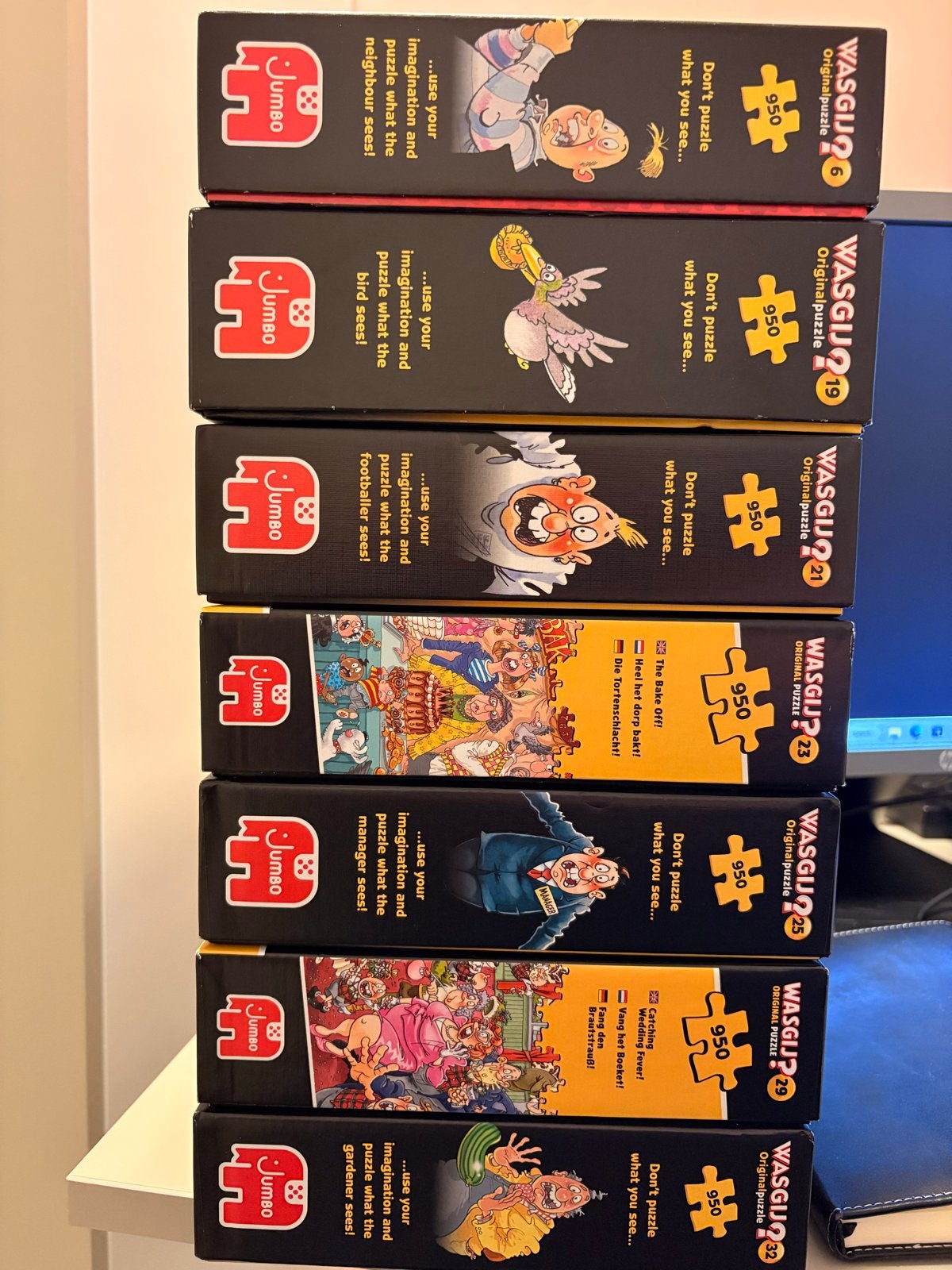 Jumbo Wasgij Original Puzzels - Diverse Edities (950 stukjes, Ophalen, 500 t/m 1500 stukjes, Zo goed als nieuw, Legpuzzel