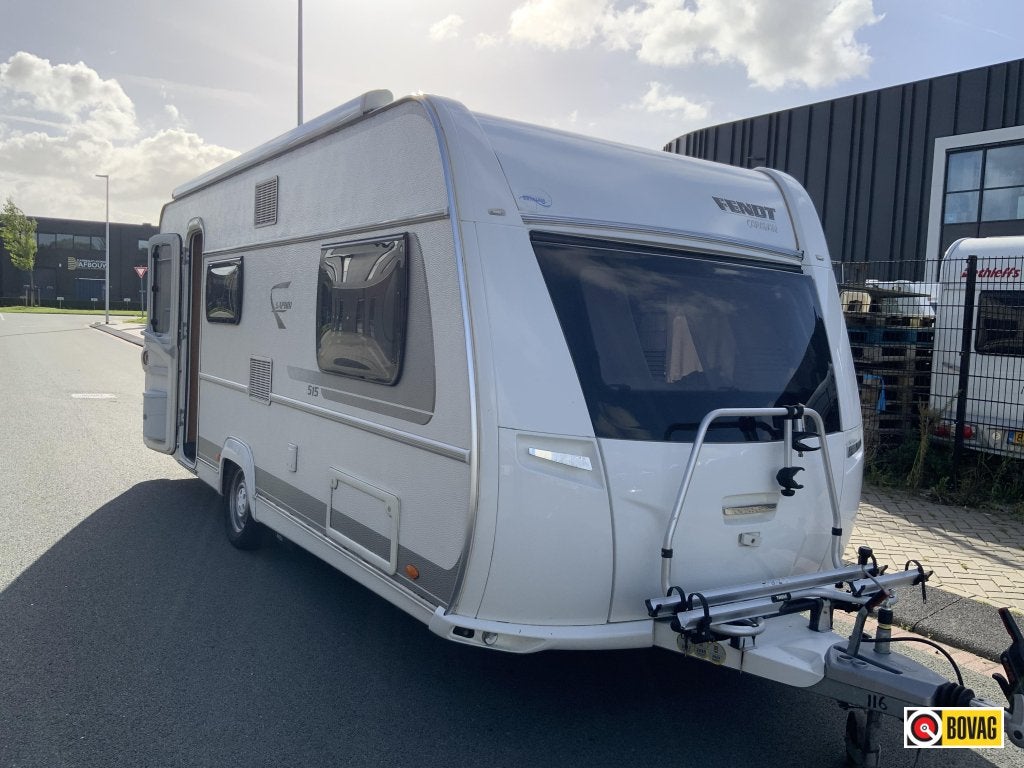 Fendt Saphir 515 SKM, Caravans en Kamperen, Fietsenrek, Bedrijf, Dwarsbed, Tot en met 6
