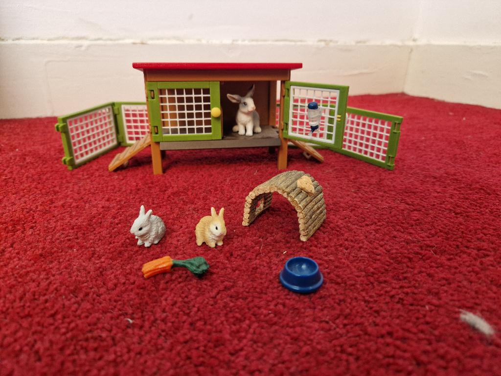 Schleich konijnenhok, Ophalen of Verzenden, Nieuw