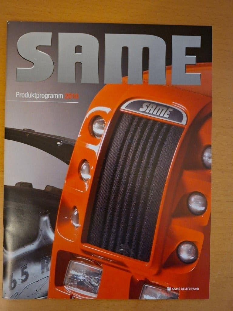 Folder Same Produkt programma 2010, Boeken, Ophalen of Verzenden, Gelezen, Tractor en Landbouw