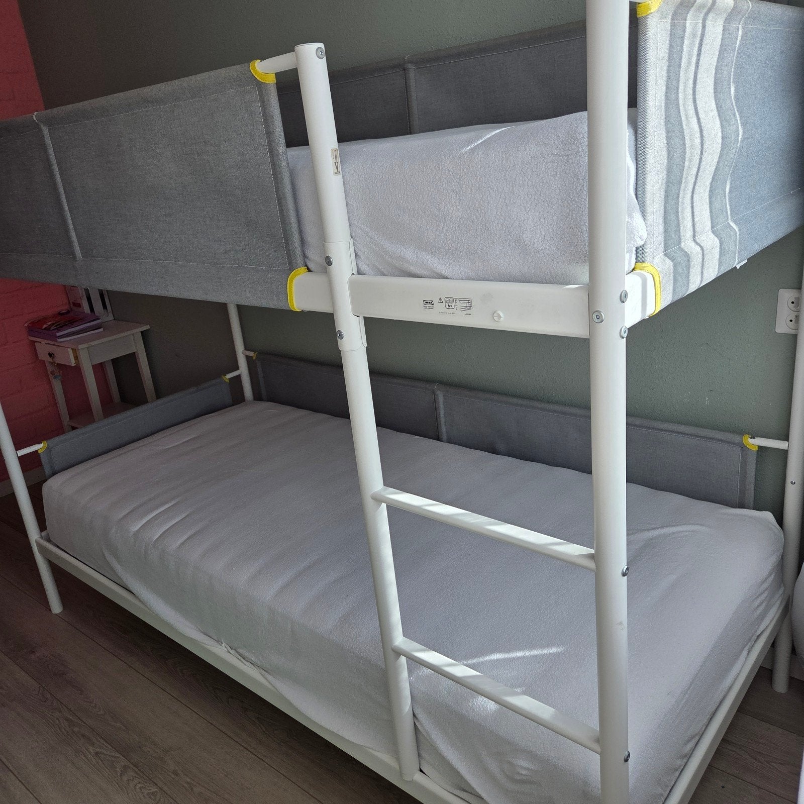 Stapelbed vitval Ikea, Huis en Inrichting, Ophalen, Gebruikt, 90 cm, Tweepersoons