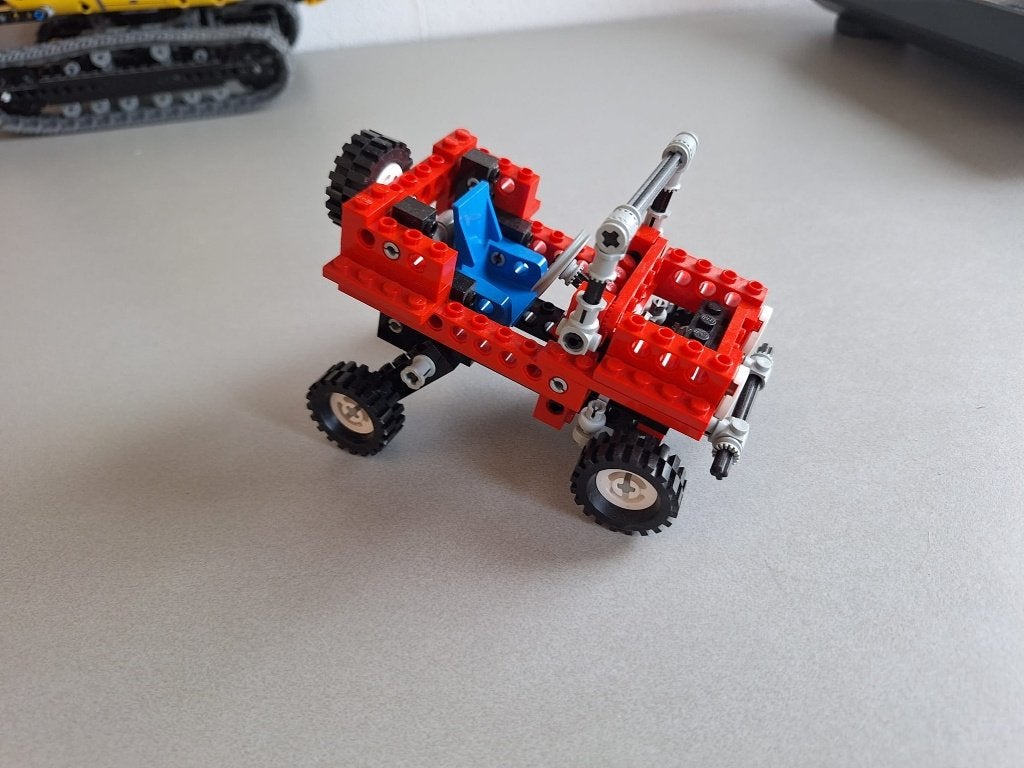 Lego Technic Buggy - Rood, Gebruikt, Lego, Inclusief instructies, Ophalen of Verzenden