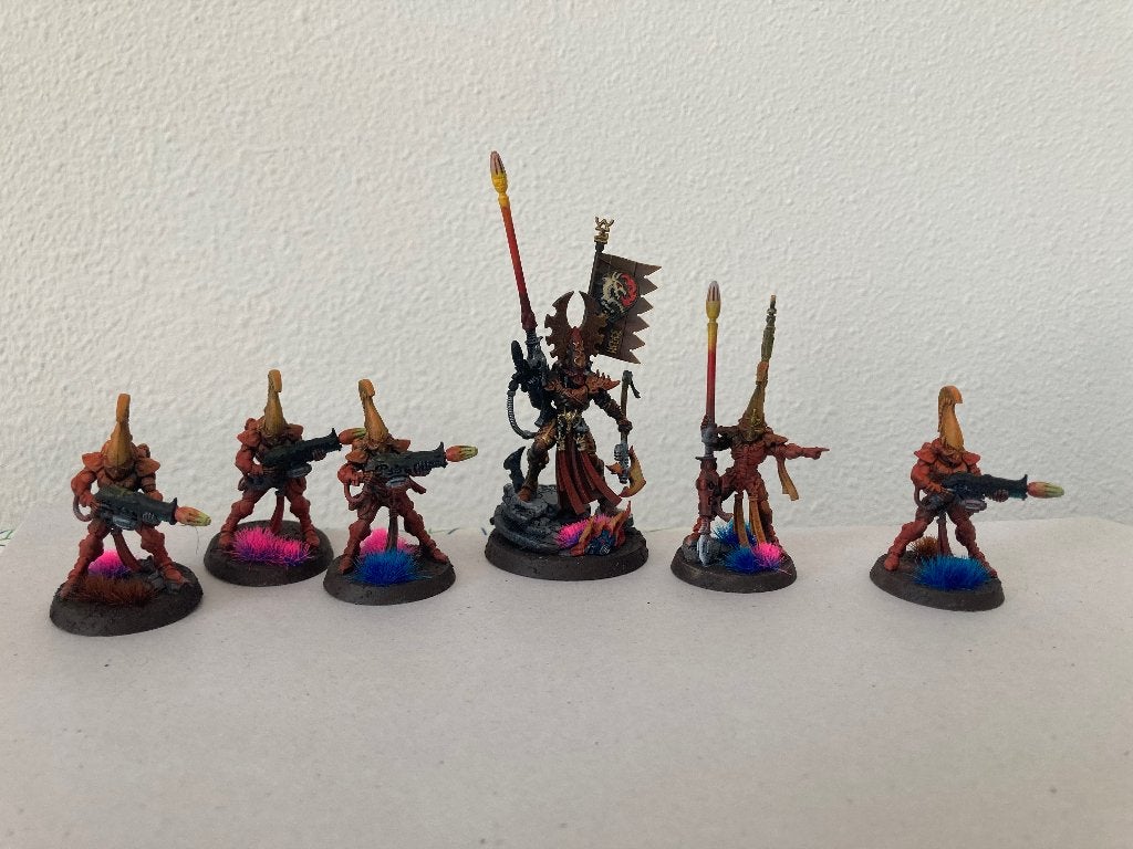 Fuegan + fire dragons, Met verf, Gebruikt, Figuurtje(s), Ophalen of Verzenden