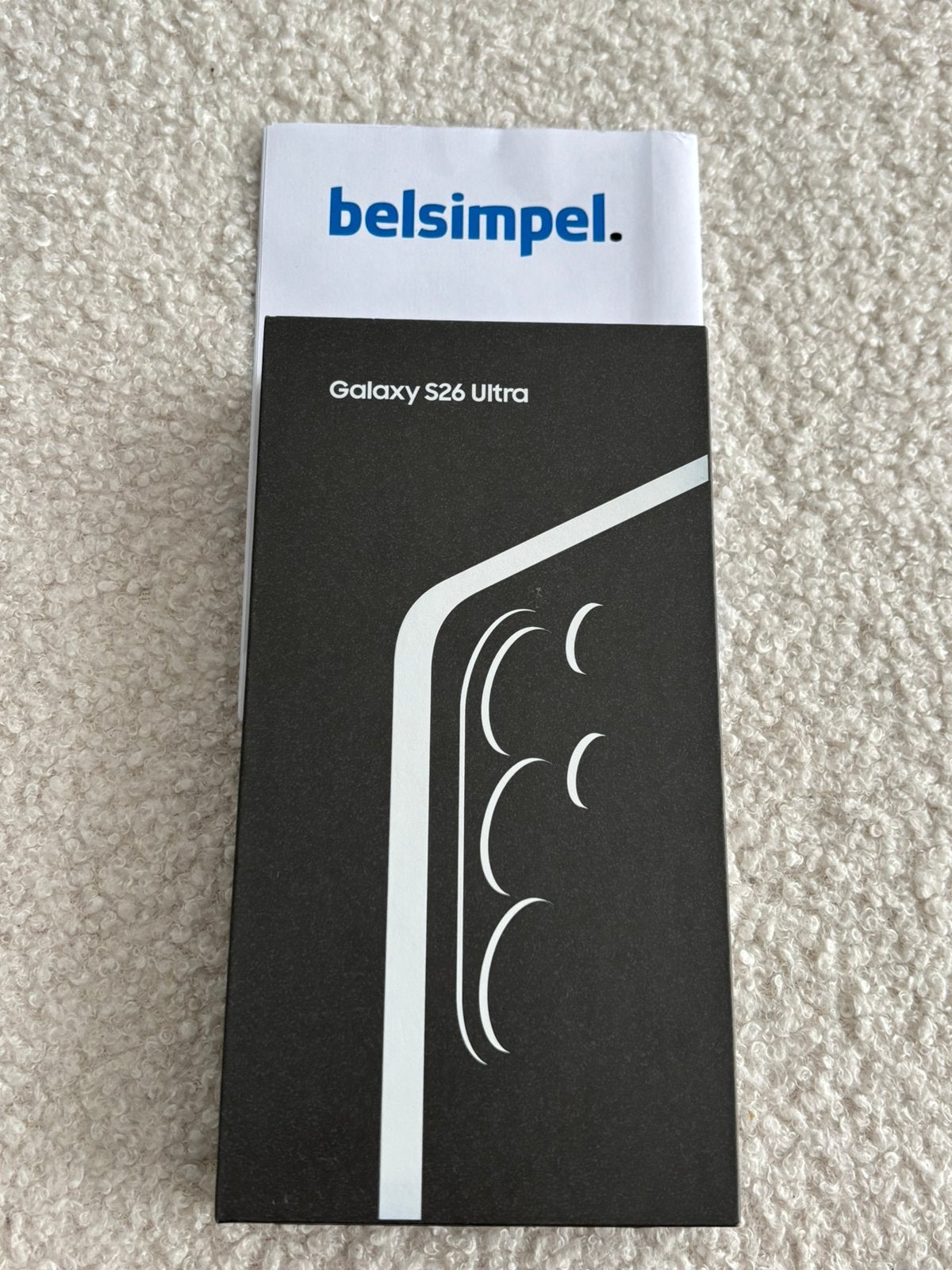 Samsung Galaxy S26 Ultra 256 Gb 12 Gb Ram Black Nieuw Factur, Ophalen, Zwart, Touchscreen, Nieuw
