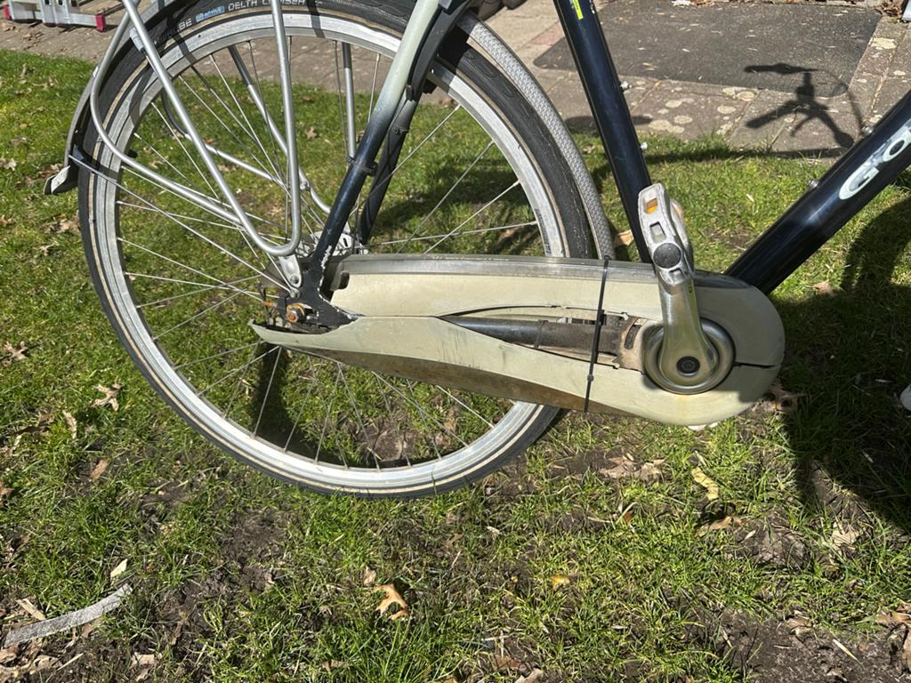 Gazelle herenfiets - Ideaal als stationsfiets/caferacer, Ophalen, Velgrem, Versnellingen, Zo goed als nieuw