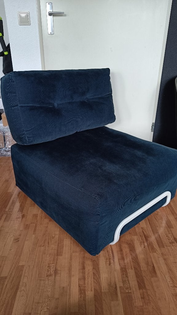 Ikea Rörberg 2009 modulaire bank/fauteuil zwart, Ophalen, 75 tot 100 cm, Zo goed als nieuw, Stof