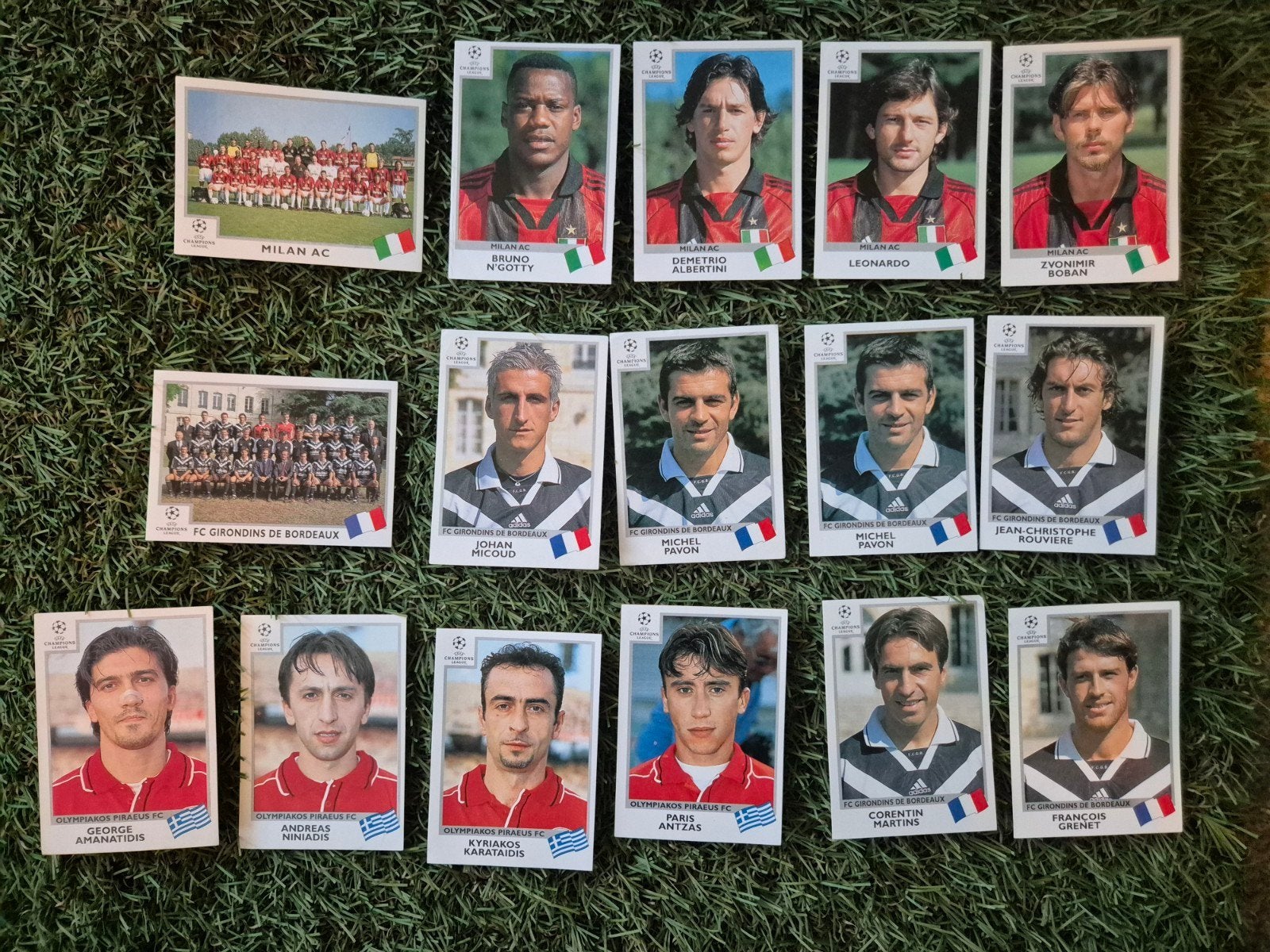 Panini Champions League 1999 sticker plaatjes, Verzamelen, Ophalen of Verzenden, Zo goed als nieuw, Buitenlandse clubs, Poster, Plaatje of Sticker