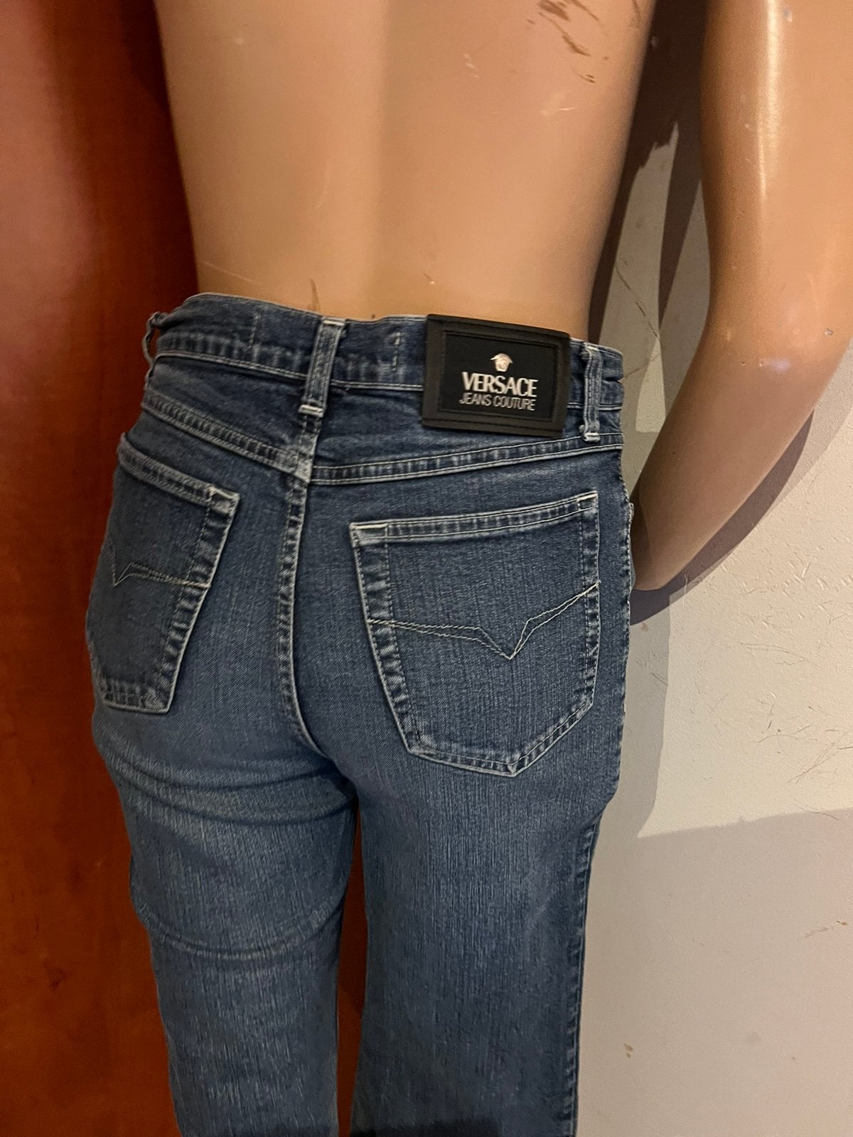 VERSACE jeans maat 31 origineel zgan, F, G, Blauw, Ophalen of Verzenden