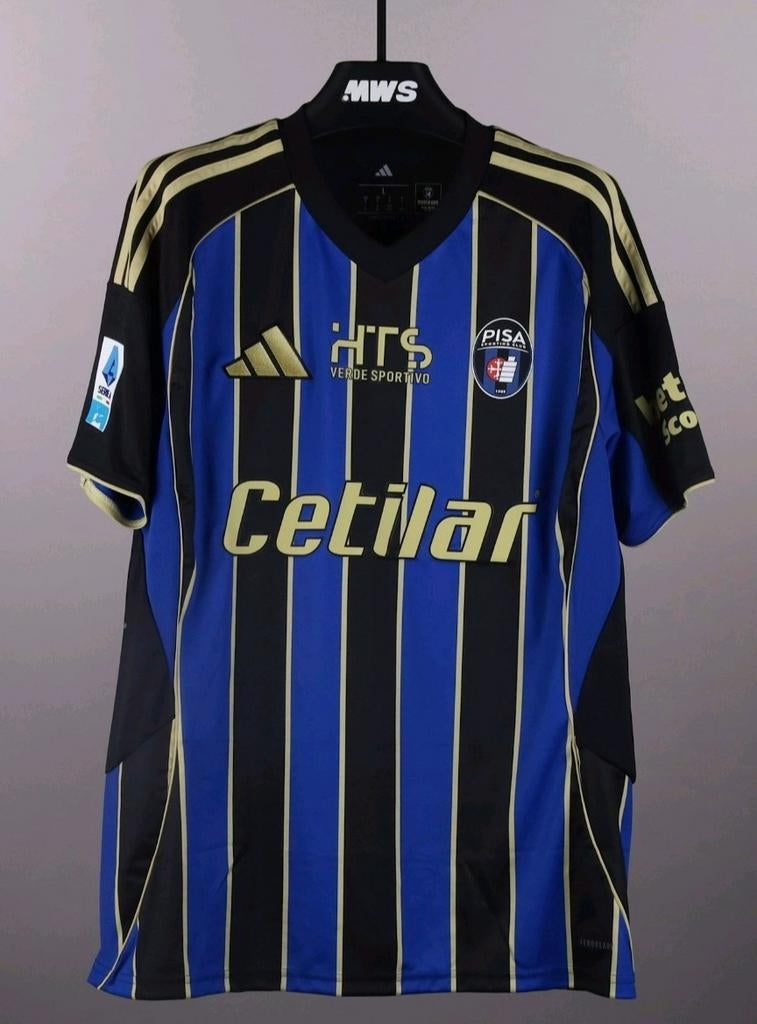 Origineel door complete team SC Pisa Gesigneerd Voetbalshirt, Verzamelen, Sportartikelen en Voetbal, Nieuw, Shirt, Buitenlandse clubs