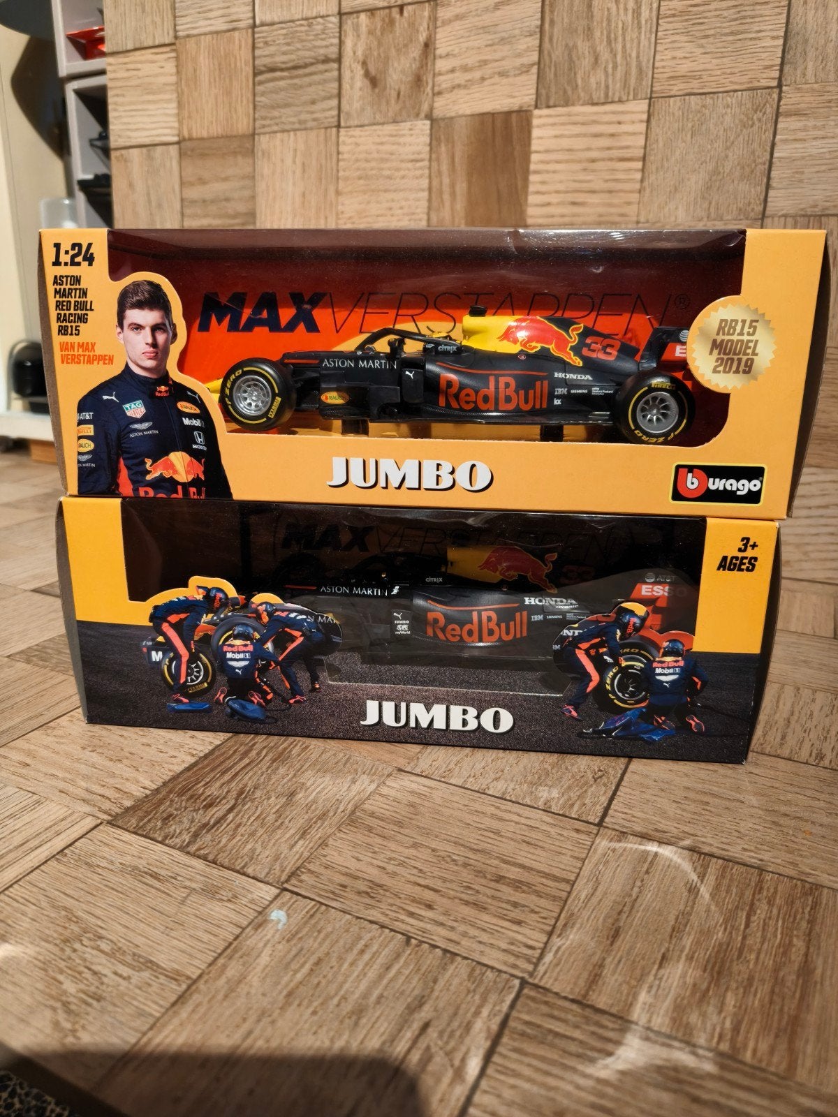 2 Max Verstappen Red Bull Racing RB15 schaalmodellen, Ophalen of Verzenden, Nieuw, Auto