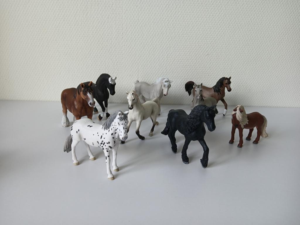 Schleich paarden collectie, Kinderen en Baby's, Speelgoed | Overig, Ophalen of Verzenden, Gebruikt, Jongen of Meisje