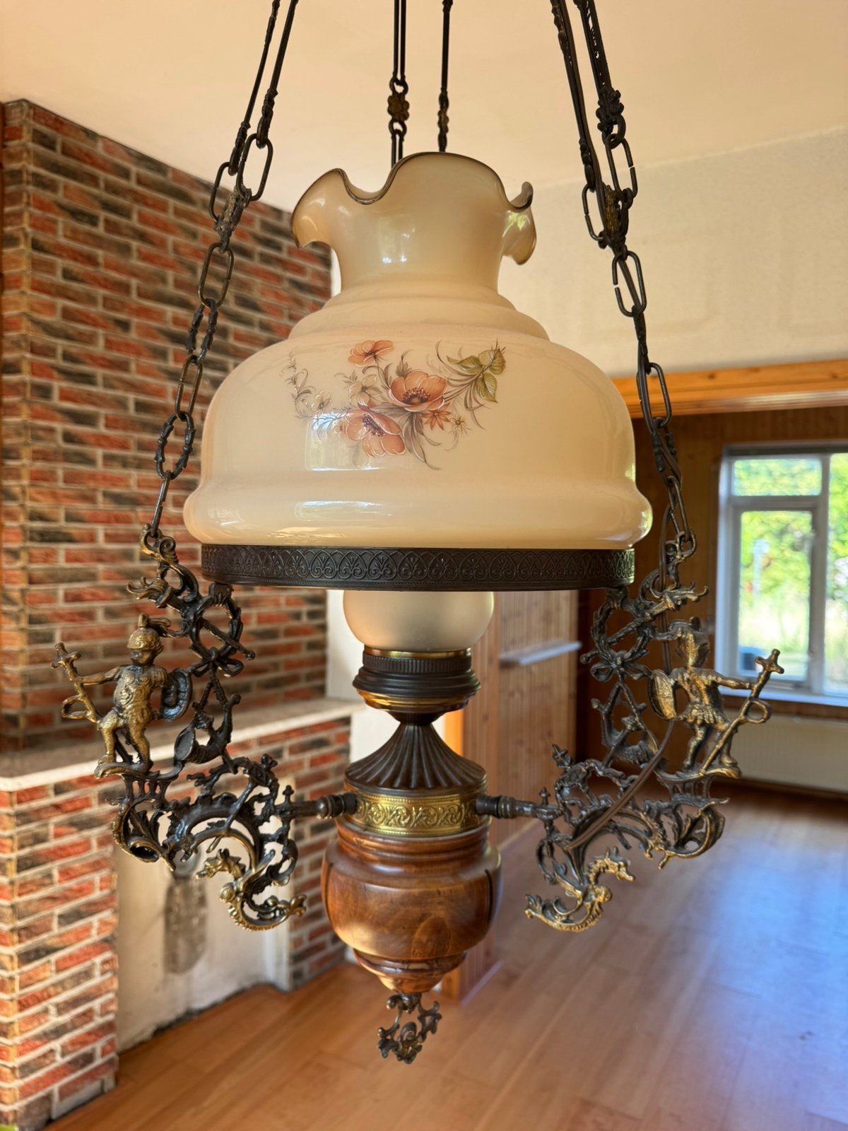 Antieke lamp, Antiek en Kunst, Ophalen