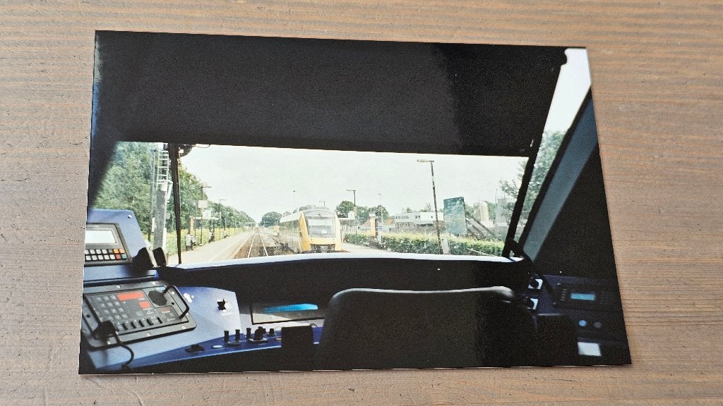 Foto TREIN Syntus Cabine Lint, Verzamelen, Verzenden, Gebruikt, Trein, Overige typen