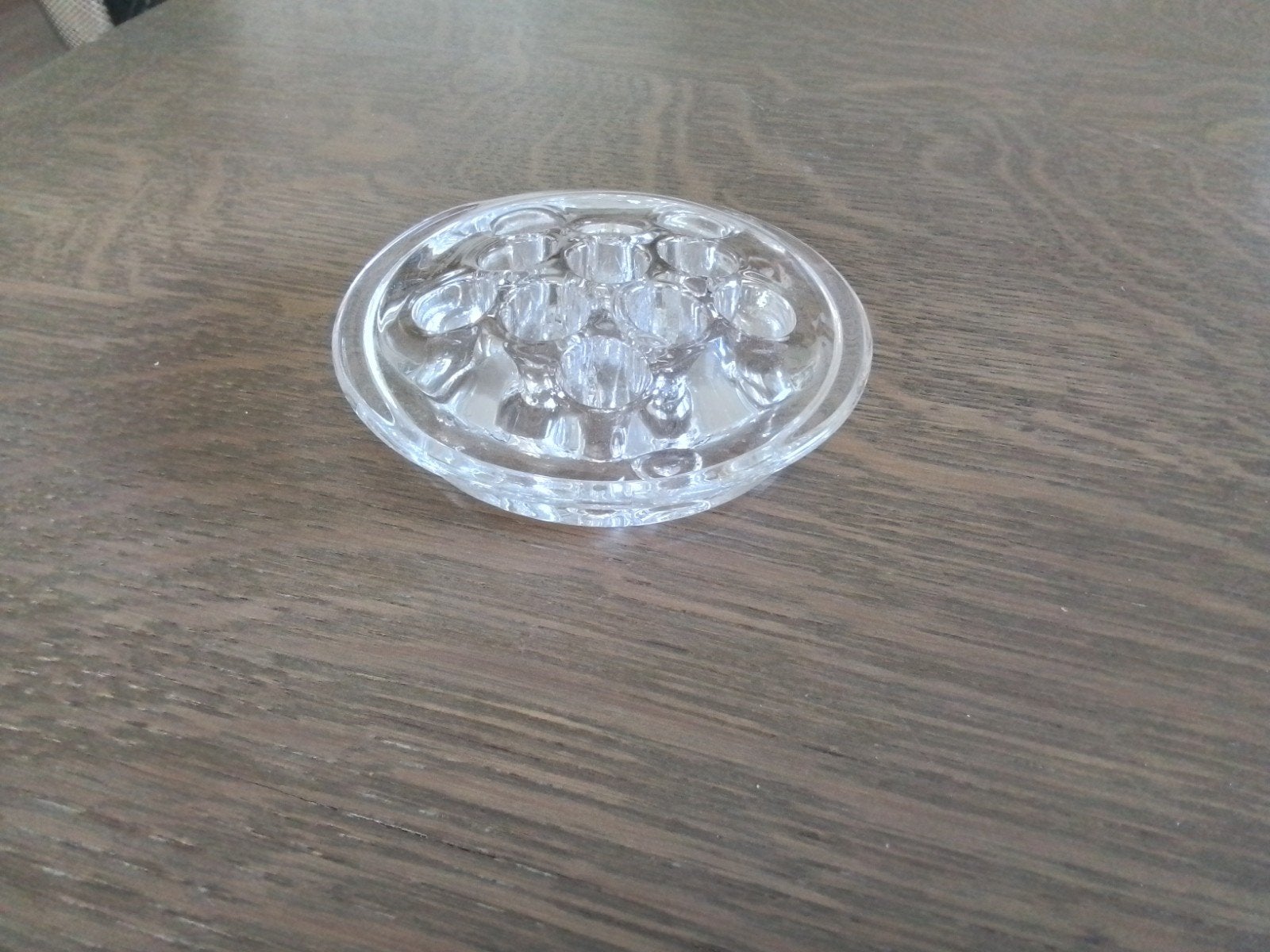 LEERDAM GLASFABRIEKEN BLOEMSTEKER MET VAAS, Ophalen of Verzenden