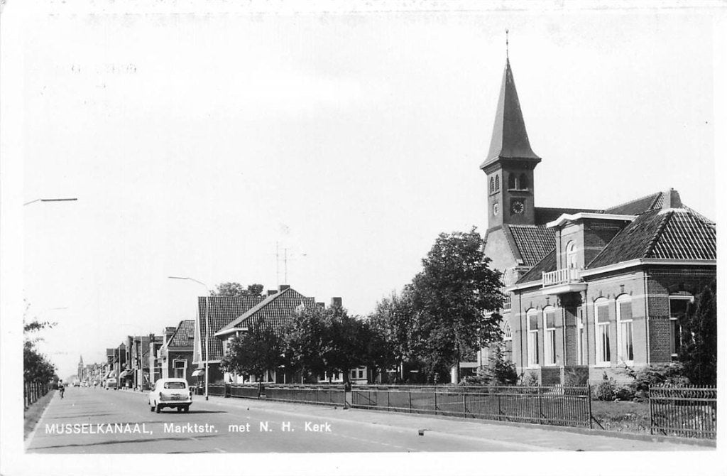 378-390-027 Martenshoek Marktstraat, Verzamelen, Ansichtkaarten | Nederland, Verzenden, Voor 1920, Groningen