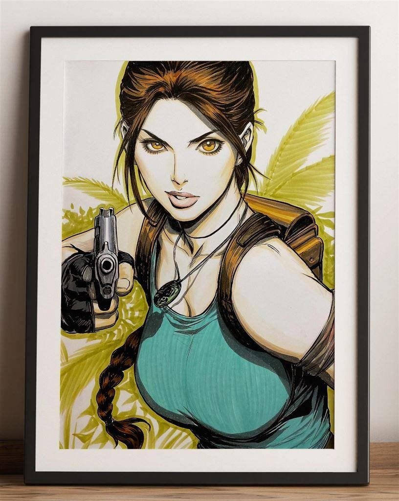 mooie TOMB RAIDER LARA CROFT videogame Poster, Avontuur en Actie, Verzenden, 1 speler, Nieuw