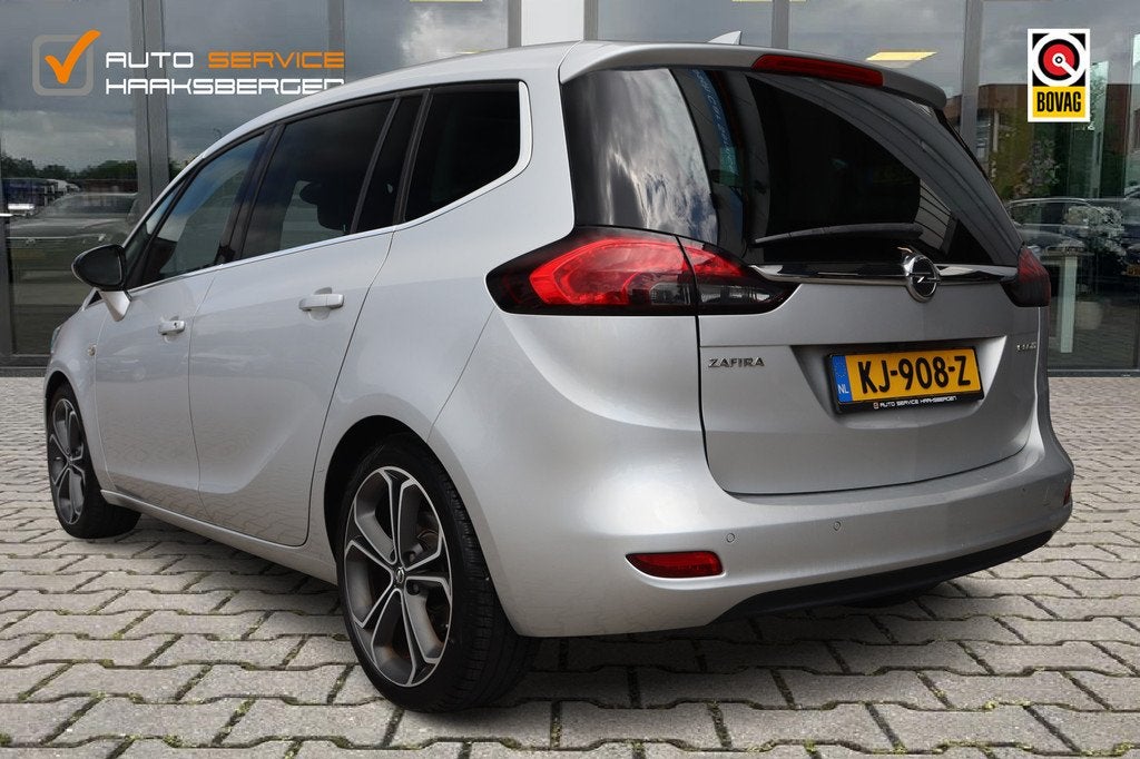 Opel Zafira 1.4 Turbo Edition 7p. | Pano | Leder | Camera |, Auto's, Opel, 15 km/l, Gebruikt, 7 stoelen, Bedrijf