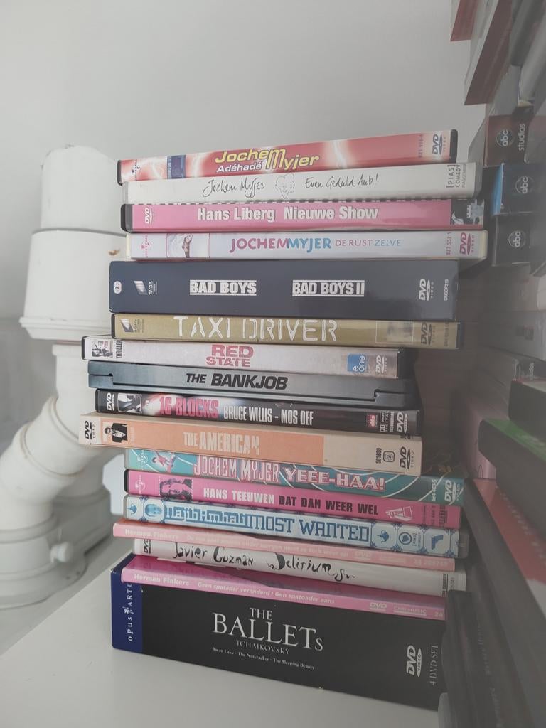 Grote collectie diverse DVD's - films en cabaret, Alle leeftijden, Ophalen, Gebruikt