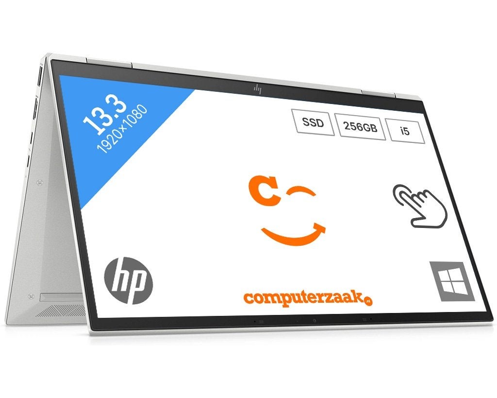 HP EliteBook X360 1030 G7/Intel Core i5 1.60GHz/8GB/256GB, Computers en Software, Windows Laptops, 256 GB, 2 tot 3 Ghz, Support.hp.com