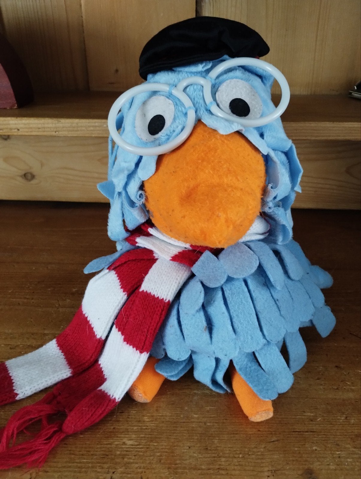 handpop, Fabeltjeskrant,Gerrit de postduif, Gebruikt, Overige merken, Overige karakters, Overige typen