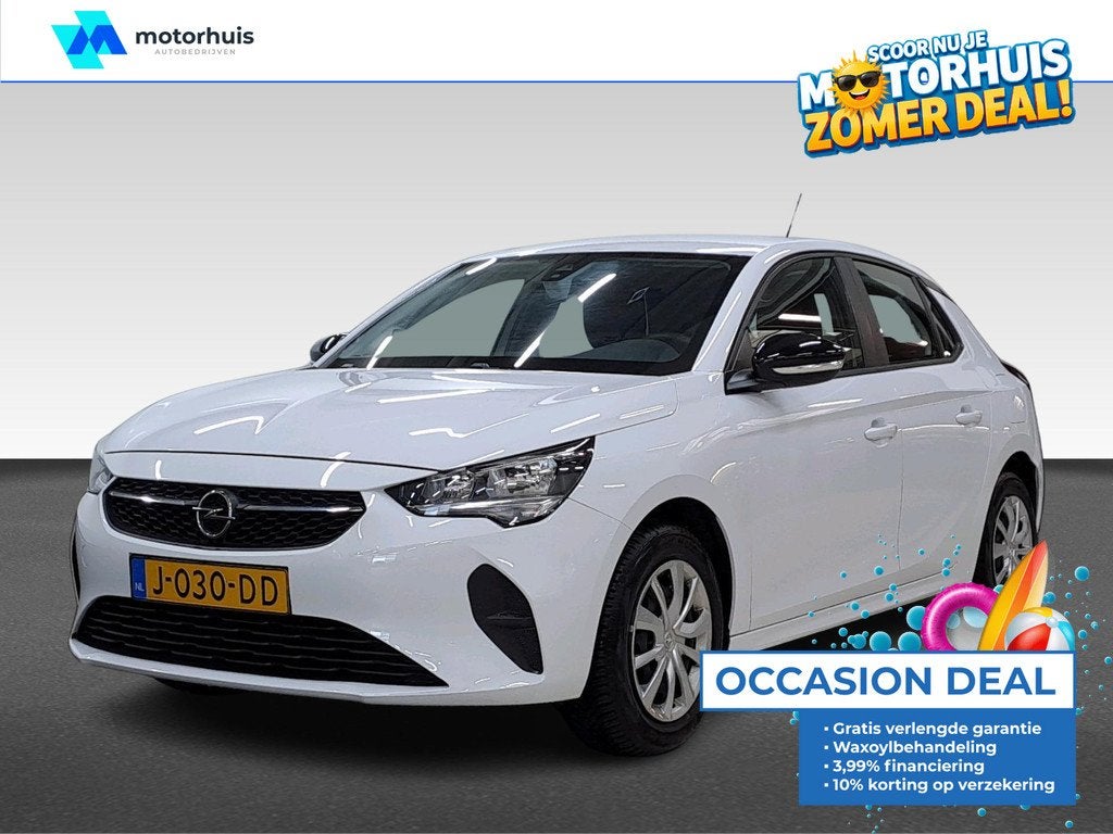 Opel Corsa 1.2 EDITION 75PK AIRCO CRUISE CARPLAY TEL NAP, Voorwielaandrijving, 1199 cc, Wit, Origineel Nederlands